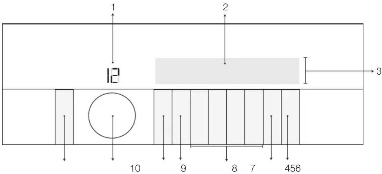 GRUNDIG GWN 48440 C - Panel sterowania - 1