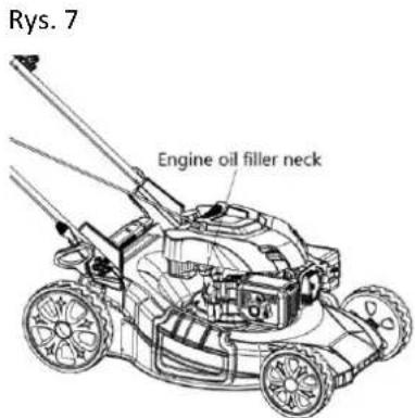 Rys. 7 Engine oil filler neck