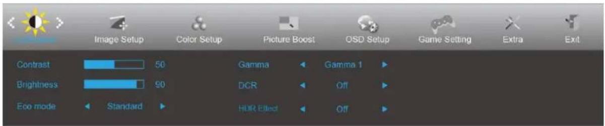 AOC G24G2U5 - OSD Setting (Ustawienia OSD) - 1