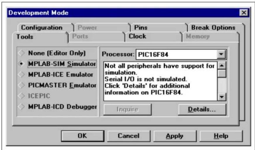 Microchip PIC12CR509A - Set Development Mode - 1