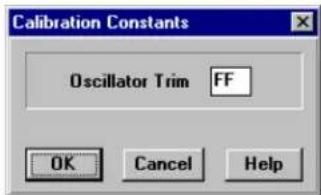 Microchip PIC12CR509A - Calibration Data - 1