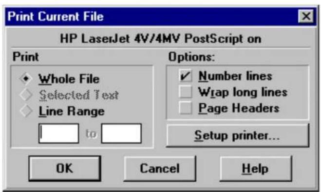 Microchip PIC12CR509A - Print Current File Options - 1