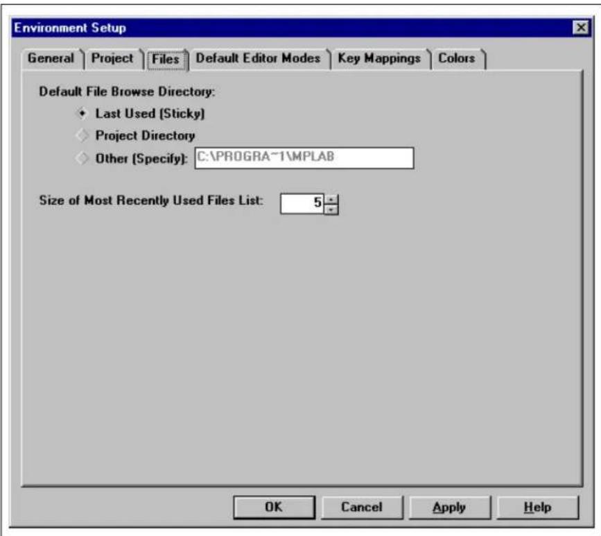 Microchip PIC12CR509A - File Options - 1