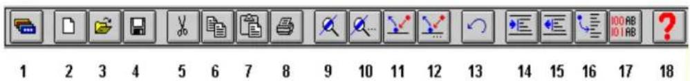 Microchip PIC12CR509A - Edit Toolbar - 1