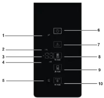 WHIRLPOOL W9 921D MX - PANEL STEROWANIA - 1