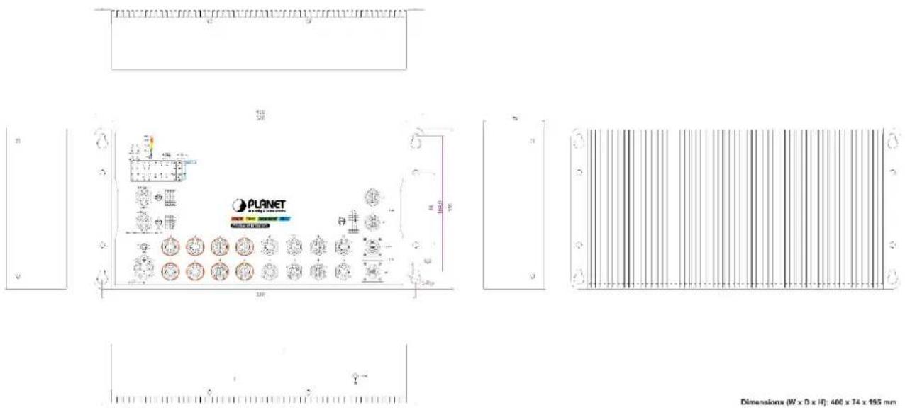 Planet ITS-6326-16T-LV - TS-6326-16P2TB-WV - 1