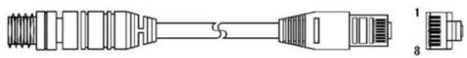Planet ITS-6326-16T-LV - M12 X-coded Ethernet Port Connector Pin Assignment - 4