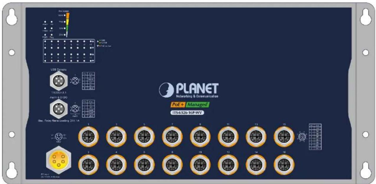 PoE+ Managed ITS-6326-16P-WV PLANET Networking & Communication PoE+ Managed ITS-6326-16P-WV