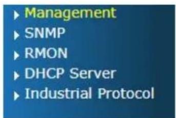 Management SNMP RMON DHCP Server Industrial Protocol