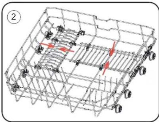 Kernau KFDW 6753 W - Four Folding Racks (15 pc) - 2