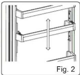 Kernau KFRC 20163.1 NF EB - Adjustable Door Shelf(In some models) - 3