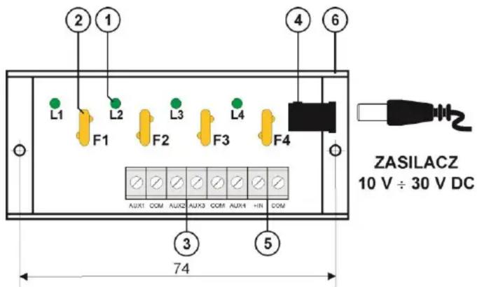ZASILACZ 10 V ÷ 30 V DC 74