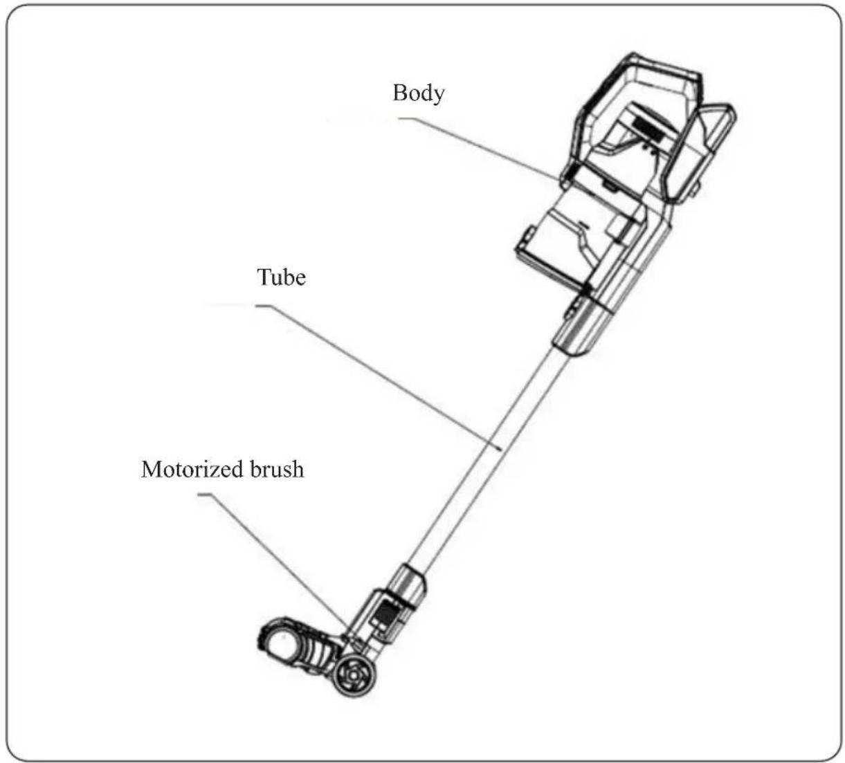 Body Tube Motorized brush