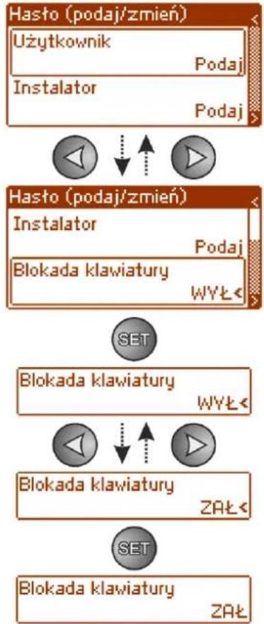 PULSAR HPSG3-24V5A-D-LCD - Blokada klawiatury. - 1