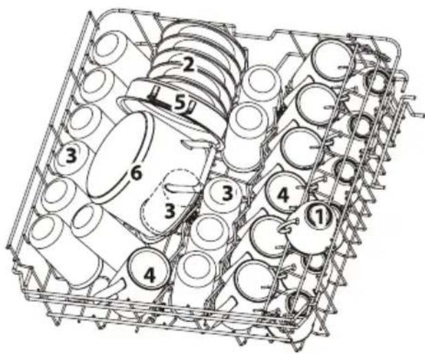 TOSHIBA DW-14B2EE-PL - Ładowanie górnego kosza - 1