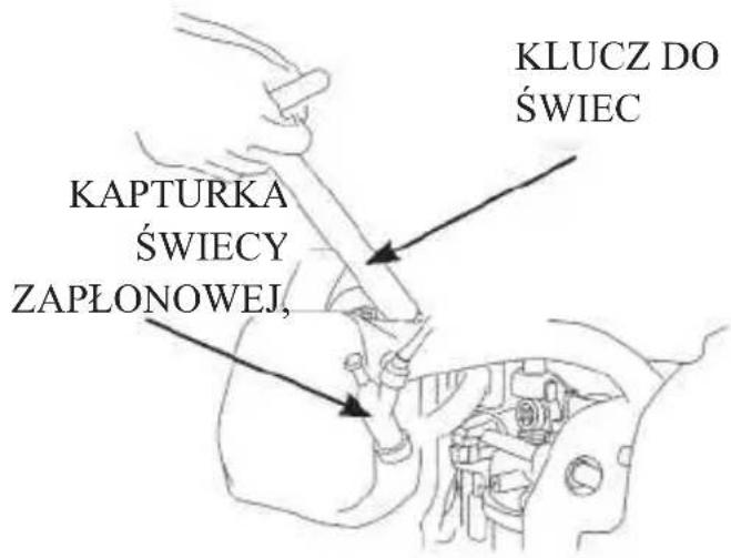 KLUCZ DO ŚWIEC KAPTURKA ŚWIECY ZAPŁONOWEJ,