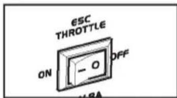 ESC THROTTLE ON - O OFF USA