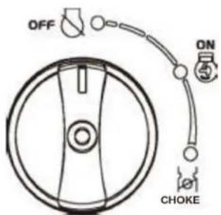 OFF ON CHOKE