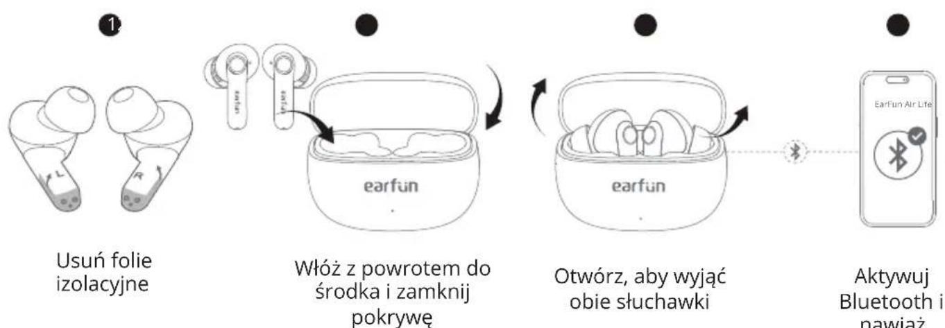 EarFun Air Lite - Pierwsze parowanie z urządzeniem - 1