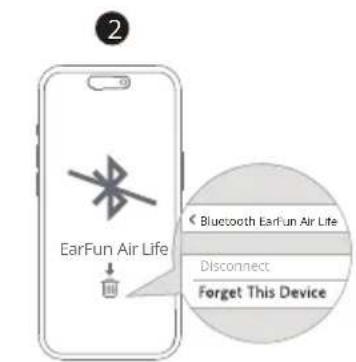 EarFun Air Lite - Resetowanie i ponowne łączenie - 2