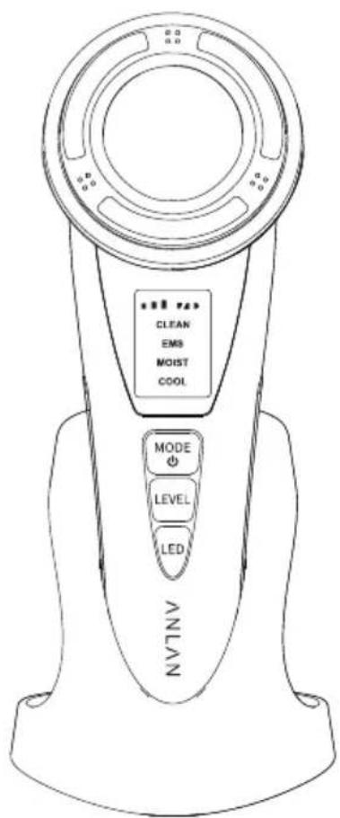 CLEAN EMS MOIST COOL MODE LEVEL LED NVTVN