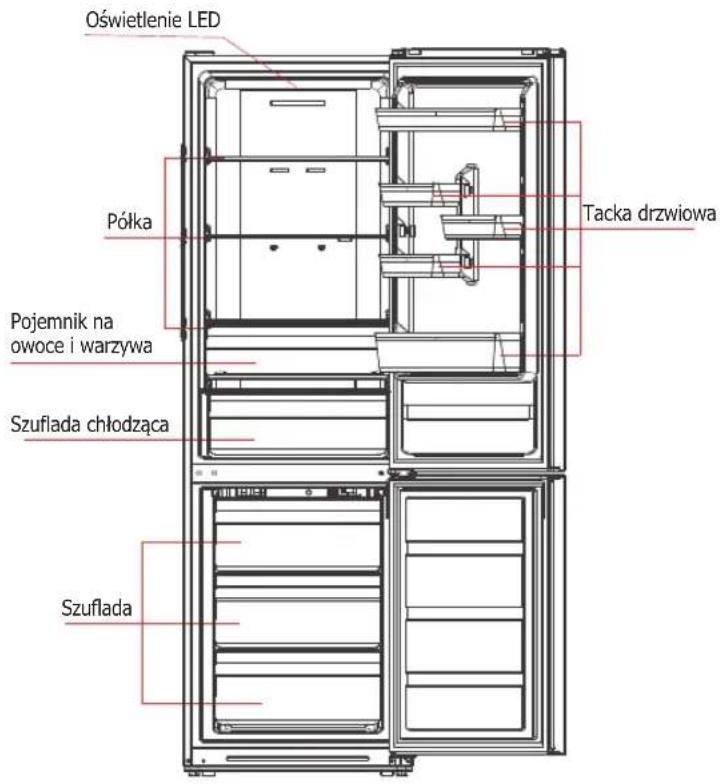 TOSHIBA GR-RB308WE-DM - Kluczowe elementy składowe - 1