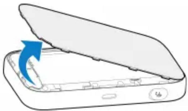 ZTE MF986C - Włóż kartę nano-SIM i akumulator - 1