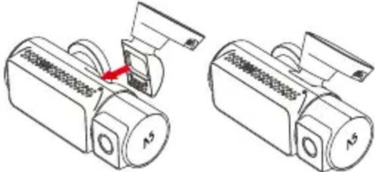Vantrue Nexus N5 - Montaż uchwytu kamery - 1