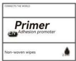 CONNECTS THE WORLD Primer EN Adhesion promoter Non-woven wipes 2.0 mm