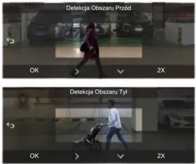 Vantrue Nexus N5 - Zakres detekcji ruchu - 1