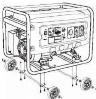 Genmac Powersmart G4000 - KOŁO (OPCJA) - 2