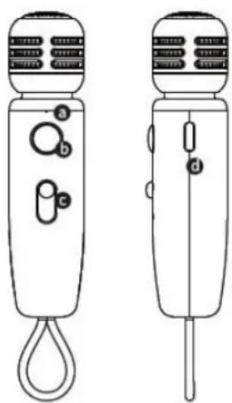 Divoom Ditoo Mic - b. Przycisk zasilania - 1
