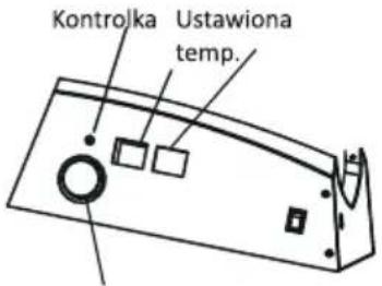 Kontrolka Ustawiona temp.