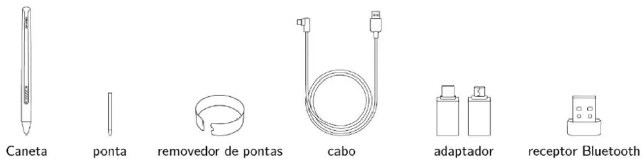XP-Pen Deco Pro LW (Gen 2) - Acessórios - 1