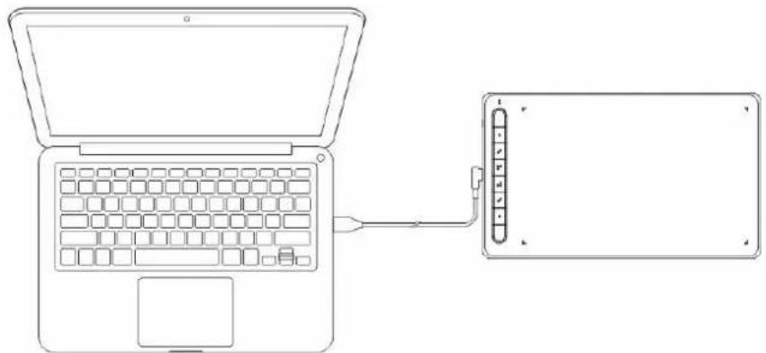 XP-Pen Deco Pro LW (Gen 2) - Conexão por cabo - 1