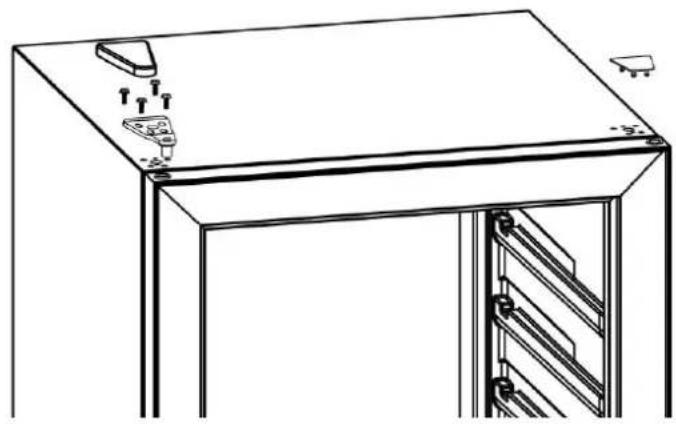 LA SOMMELIERE CVD102DZ - Przekładanie drzwi - 5