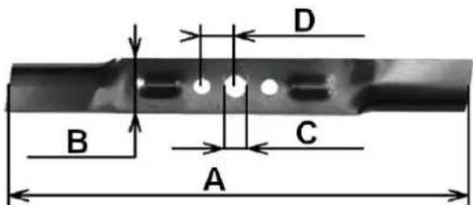 NAC LS51-166L-HS-L-JR - Najważniejsze parametry noża: - 1