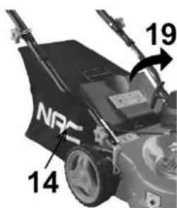 NAC LS40-130-C-LI - Montaż kosza na trawę - 1