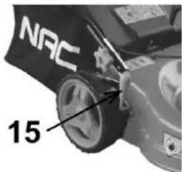 NAC LS40-130-C-LI - Ustawienie wysokości koszenia - 2