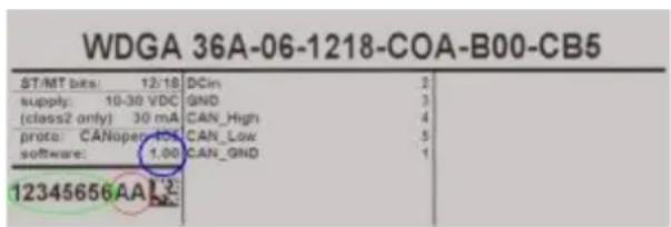 Wachendorff WDGA 36C - WDGA CANopen - 1