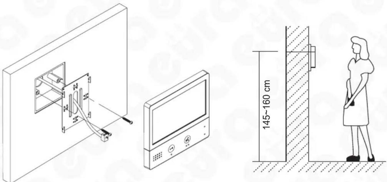 Eura VDA-35A5 - INSTALACJA MONITORA - 1