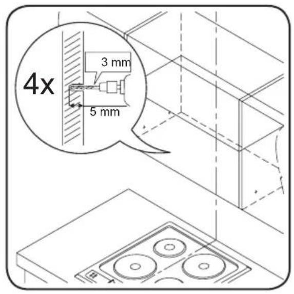 4x 3 mm 5 mm