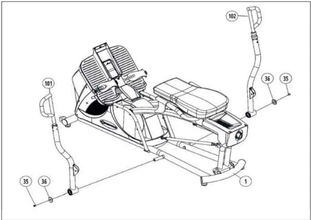 Finnlo Maximum Inspire Cross Rower CR2.5 - Montaż krok po kroku - 1