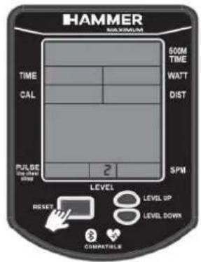 HAMMER RISK VOLUME 600M TIME CAL WATT DIST PULSE 2 SPN LEVEL RESET LEVEL UP LEVEL DOWN COMPATIBLE