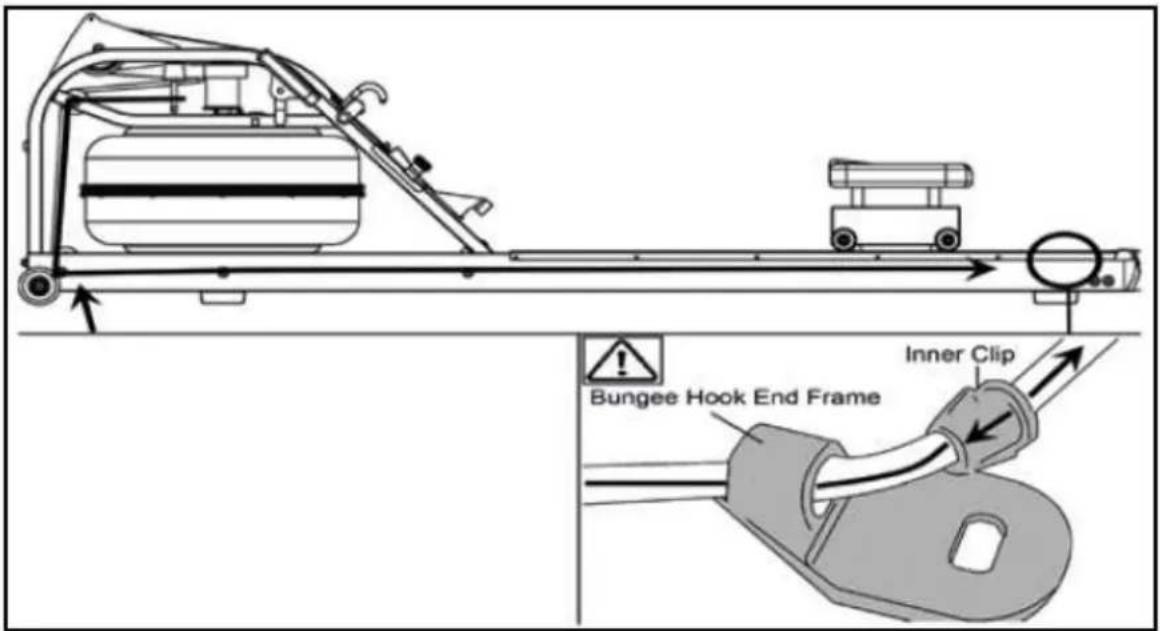Bungee Hook End Frame Inner Clip