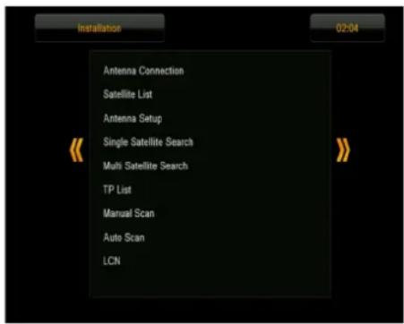Ferguson Ariva 160 Combo - Menu główne - 1