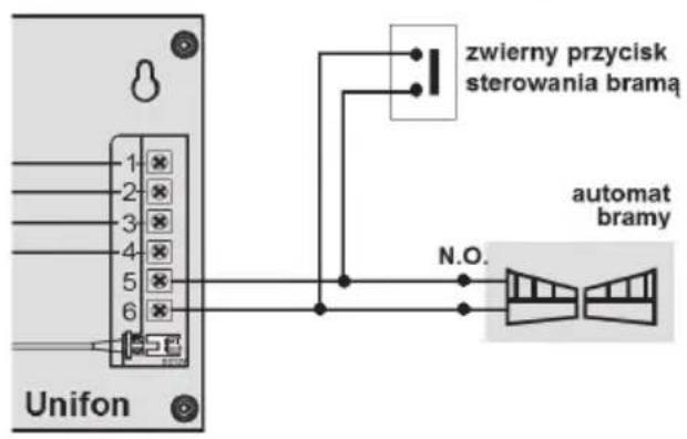 Eura ADA-12A3 - OTWIERANIE BRAMY WZJAZDOWEJ LUB DODATKOWEGO WEJŚCIA - 1