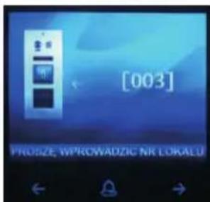 Eura VXA-64A5 - WYBÓR LOKATORA Z LISTY ZA POMOCĄ MODUŁU KLAWIATURY SZYFRATORA VXA-64A5 - 2