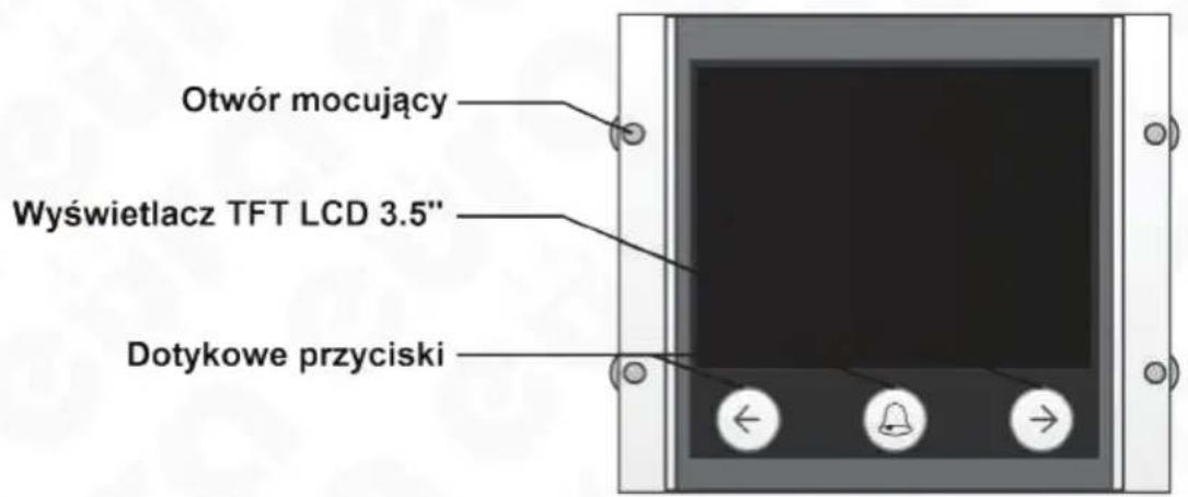 Eura VXA-64A5 - OPIS BUDOWY MODUŁU WYŚWIETLACZA LCD VXA-65A5 - 1