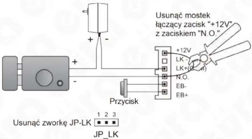 Eura VXA-64A5 - SCHEMATY PODŁĄCZENIA RYGLA - 4